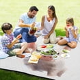 thumbnail image 4 of Piggy Pig Beach Blanket Outdoor Picnic Blanket 78"x 78" Waterproof Foldable for Beach Camping Travel Hiking Grass Lawn Park, 4 of 5