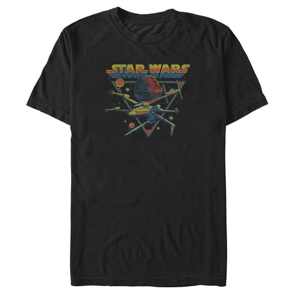 Men's Star Wars: A New Hope Retro Space Battle Graphic T-Shirt