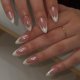 thumbnail image 2 of Uñas postizas press on SXVME almendra medianas nude French chrome, 2 of 8