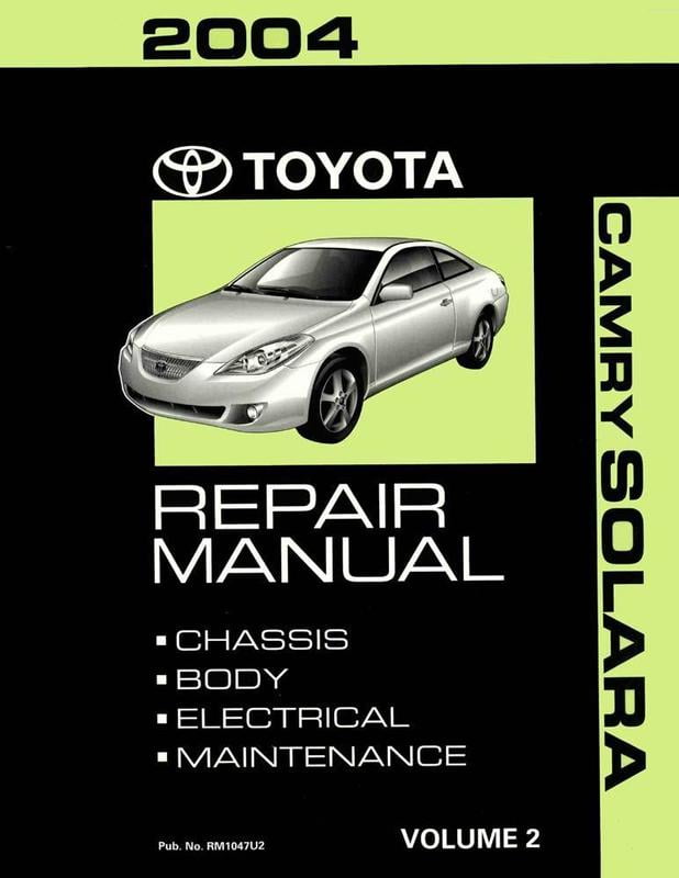 OEM Repair Maintenance Shop Manual Bound Toyota Camry Solara Volume 3 Of 3 2004