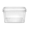 thumbnail image 7 of NYHI 32 oz 20 Pack Square Clear Deli Containers with Lids Disposable BPA Free Square Plastic Food Storage Containers with Lids Airtight for Meal Prep Take Out Kitchen, 7 of 7