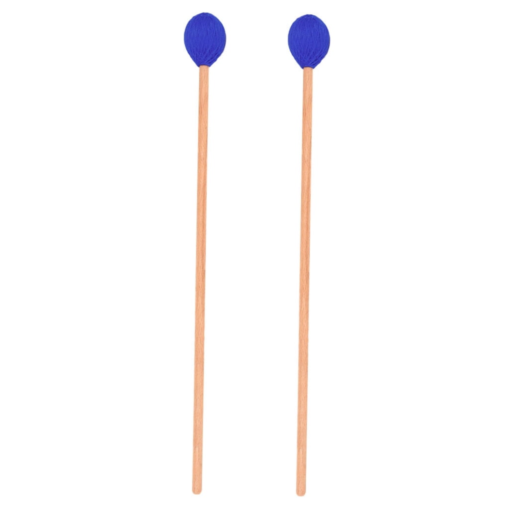 FESTFENDS Percussion Sticks Blue Wool Acrylic 1 Pair 16.5x1.4x1.4in