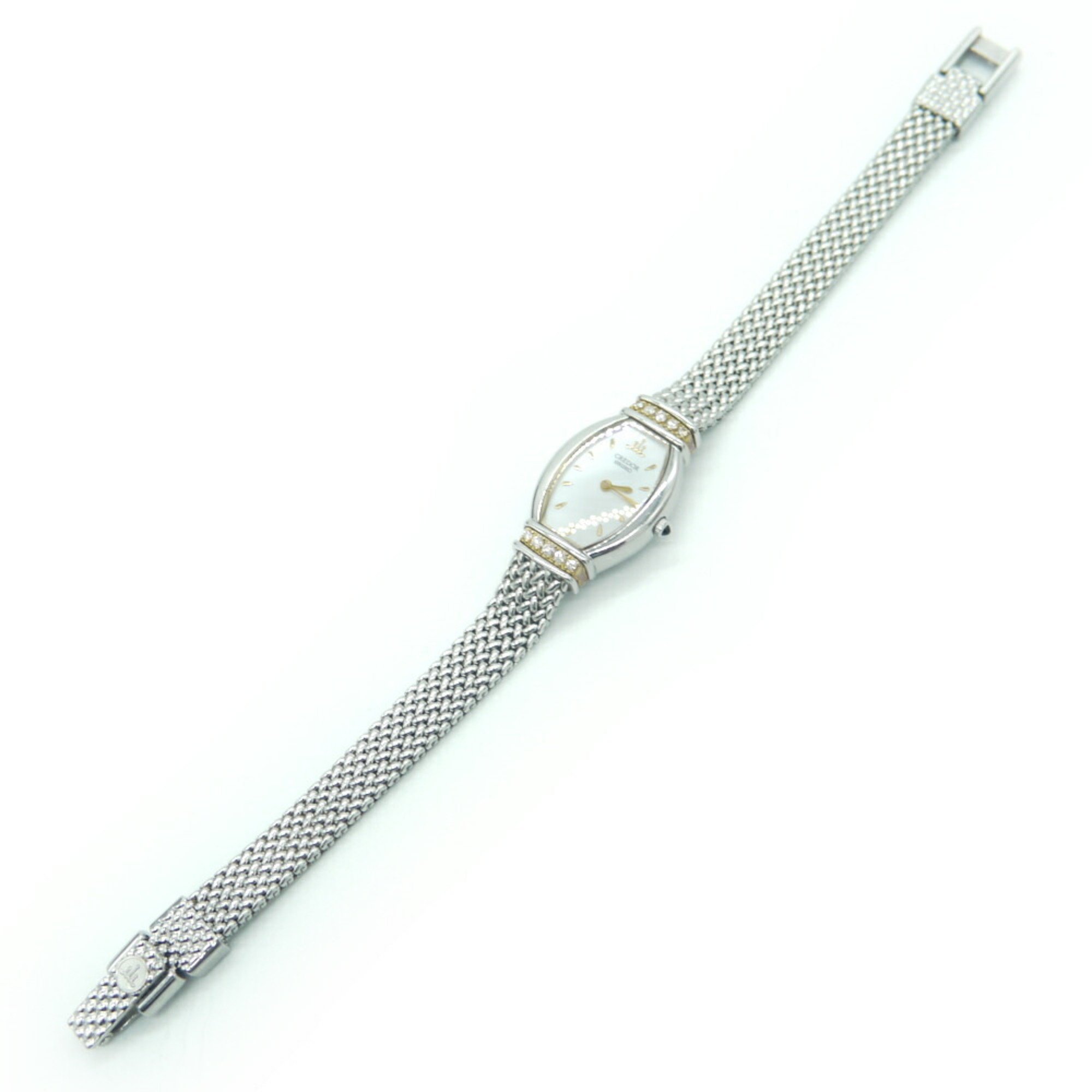 SEIKO CREDOR 5A70-0BW0/GSWE842 18P diamond Quartz Ladies Watch_890351 Seiko Near MINT SEIKO CREDOR SIGNO 1E70-0CR0 GSTE873 Side  main image 2