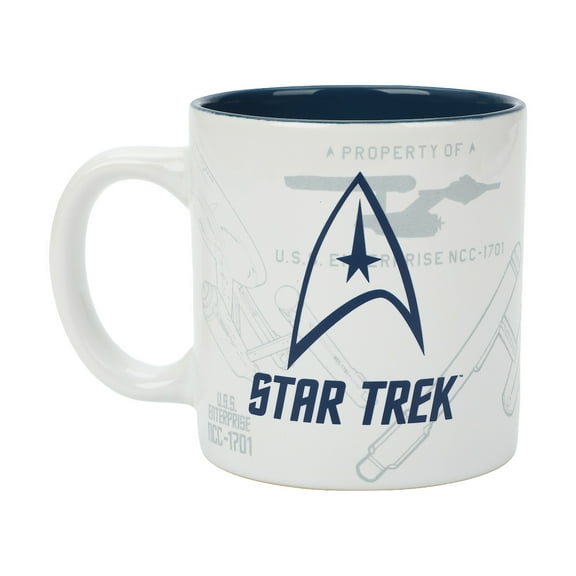 Star Trek Property of USS Enterprise 16 Oz Ceramic Mug