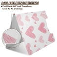 thumbnail image 2 of FORMRS A4 Clipboard Folder with Pen Holder Horizontal Foldable School Office Binder, Hand Drawn Hearts, 2 of 9