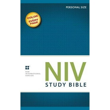 NIV Study Bible, Hardcover, Red Letter Edition, PreOwned Hardcover