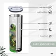 thumbnail image 5 of Waldeal Frog Skinny Tumbler with Lid, Stainless Steel Double Wall Vacuum Insulated Travel Mug Water Bottle Iced Coffee Cup 20oz, 5 of 9