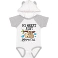 thumbnail image 3 of Inktastic My Great Aunt Loves Me with Sloth and Hearts Boys or Girls Baby Bodysuit, 3 of 5