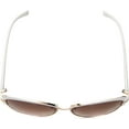 thumbnail image 4 of Nanette Lepore Women's NN124 Vintage Metal UV400 Protective Cat Eye Fashion Sunglasses, 57mm, 4 of 4