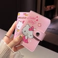 thumbnail image 3 of Monedero de cuero de Hello Kitty para mujer, Tarjetero con estampado de dibujos animados, PU, Sanrio, Kuromi, Kawaii, Cartera de viaje, 3 of 4