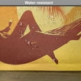 thumbnail image 6 of Ambesonne Tropical Place Mats Set of 4, Majestic Sunset View, Standard Size, Burnt Orange, 6 of 6