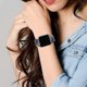 thumbnail image 3 of Compatible with Apple Watch iWatch Bands 38mm 40mm 41mm 42mm 44mm 45mm Women Men, Adjustable Braided Solo Loop Stretchable Elastics Sport Wristband fo, 3 of 4
