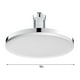 thumbnail image 3 of Fiudx Cabezal de Ducha de 25 Cm, Panel Extragrande, 6 Modos con Rotación de 360 Grados, Alta Presión de Agua, Fácil Instalación, Ideal para El Baño, Tamaño Estándar Universal, 23 X 23 X 6,5 Cm, 3 of 6