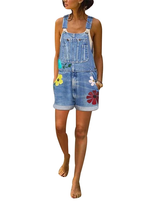 cuffed dungarees