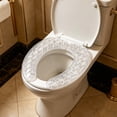 thumbnail image 6 of Clear Gel Toilet Seat Cushion, Portable Washable Adhesive Thick Soft Cooling Pad for Bathroom Comfort, Reusable Silicone Toilet Seat Cover, 6 of 6