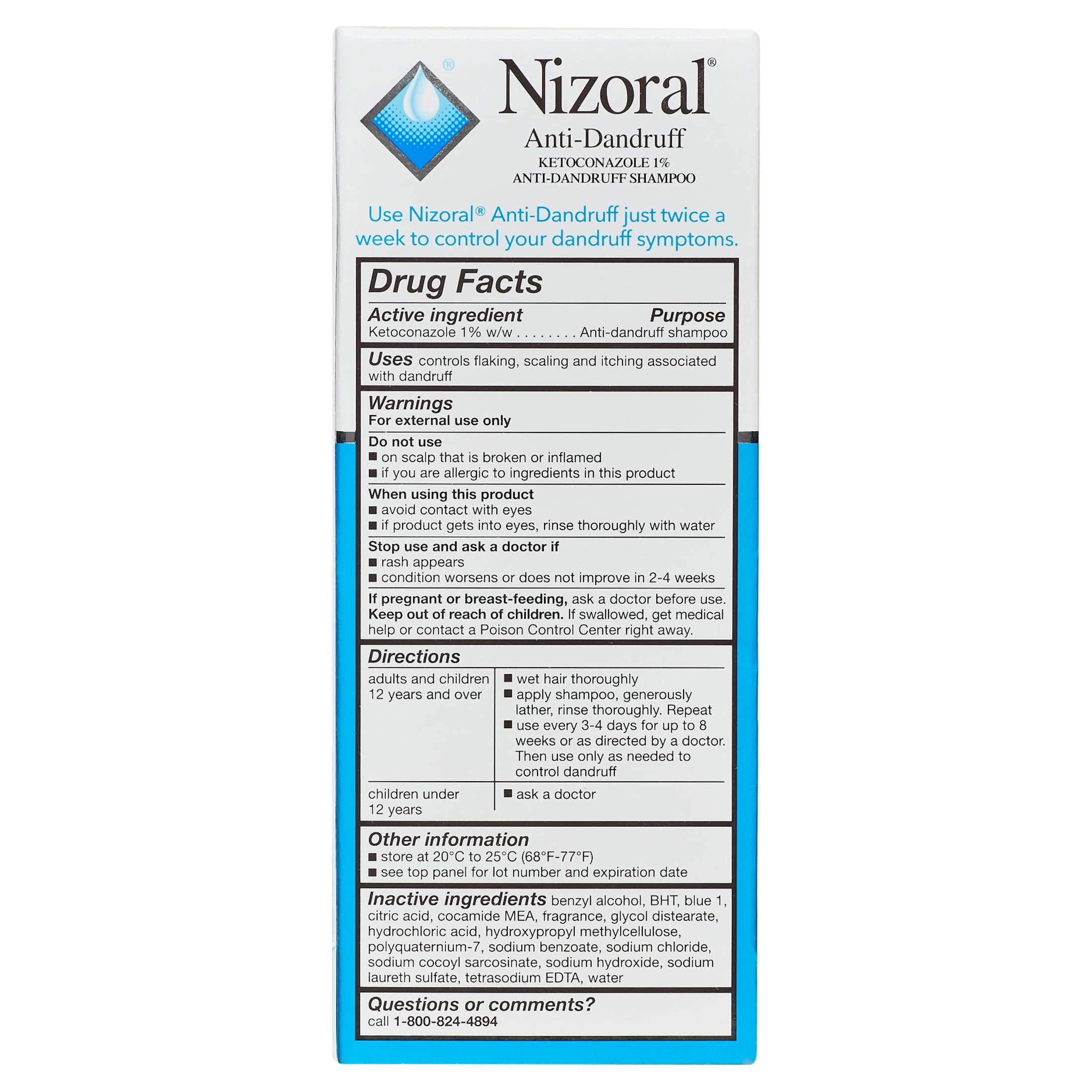 Nizoral A-D Anti-Dandruff Shampoo - 4 Oz Bottle in Nepal at NPR 2663 ...