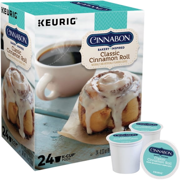 1 Pc Keurig Cinnabon Classic Cinnamon Roll K-Cup (24-Pack)