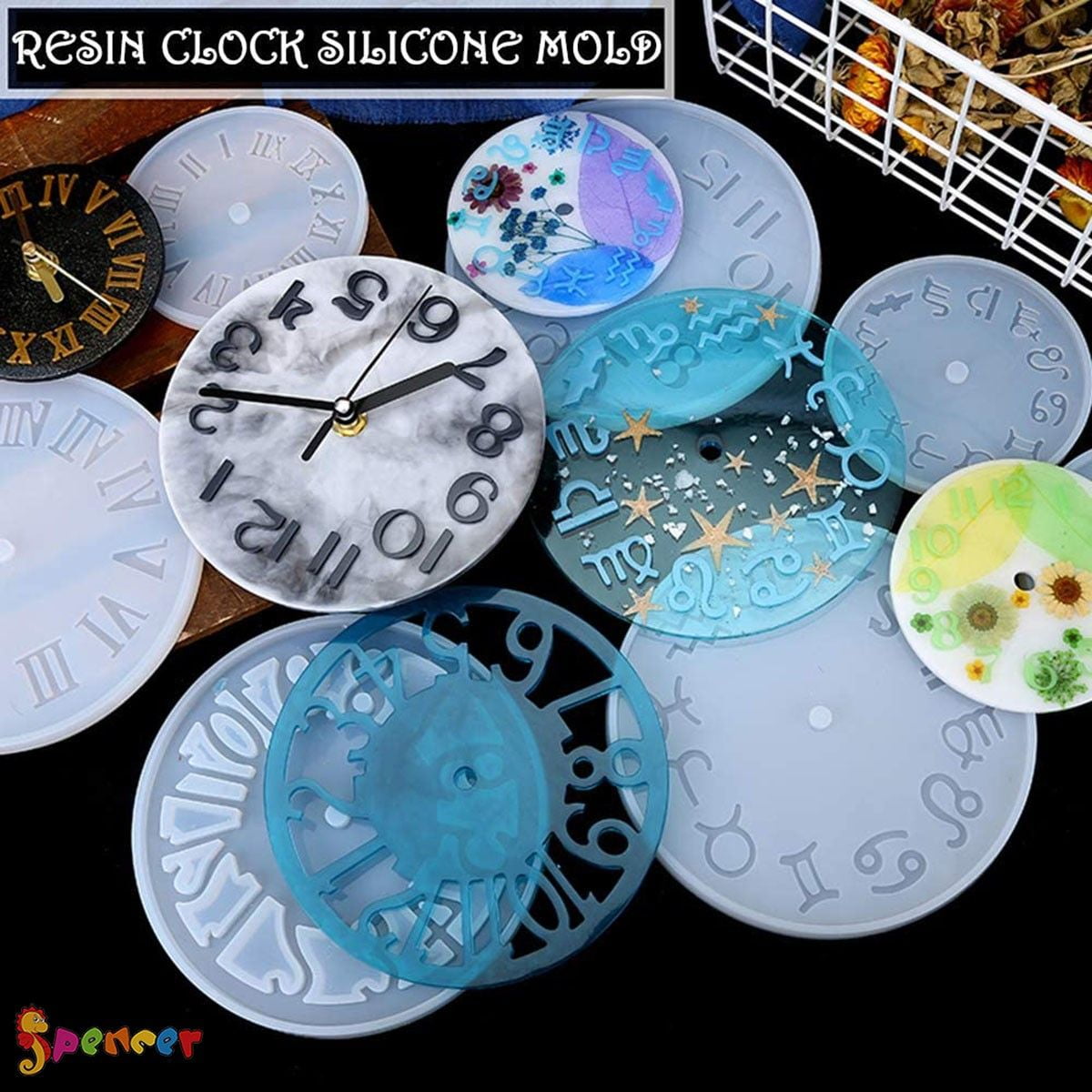 Reloj de Silicona Molde de Resina Epoxi para Honduras Ubuy