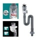 thumbnail image 4 of Grifo de desagüe para baño, tubo de desagüe y tapón de desagüe, piezas de repuesto extensibles y ampliables 2 en 1 para casa, 4 of 9