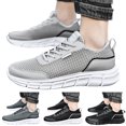 thumbnail image 2 of Vedolay Mens Summer Sneakers Sneakers For Men Slip On Walking Shoes Non Slip Fashion Flats Loafer,Gray 11, 2 of 5