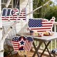thumbnail image 4 of SIYTUAU 9 Pcs Wooden Hanging Decorations For Independence Day Party Festivals Multicolor 8.5X8.5 Cm 3.35X3.35 Inch, 4 of 6