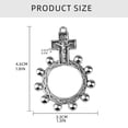thumbnail image 3 of Set Of 30 Catholic Finger Rosaries Finger Rosary Rings With Small Crucifix Pocket Finger Rosaries Religious Jewelry, 3 of 5