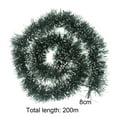 Shulemin Tinsel Luxury Festival PVC Tinsel Brush Garland Christmas Tree