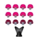 thumbnail image 3 of Tacos para botas de fútbol, ​​tacos para fútbol, ​​tacos para césped, tacos antideslizantes para rugby, botas de fútbol 8 rosa oscuro 4 rojo, 3 of 9