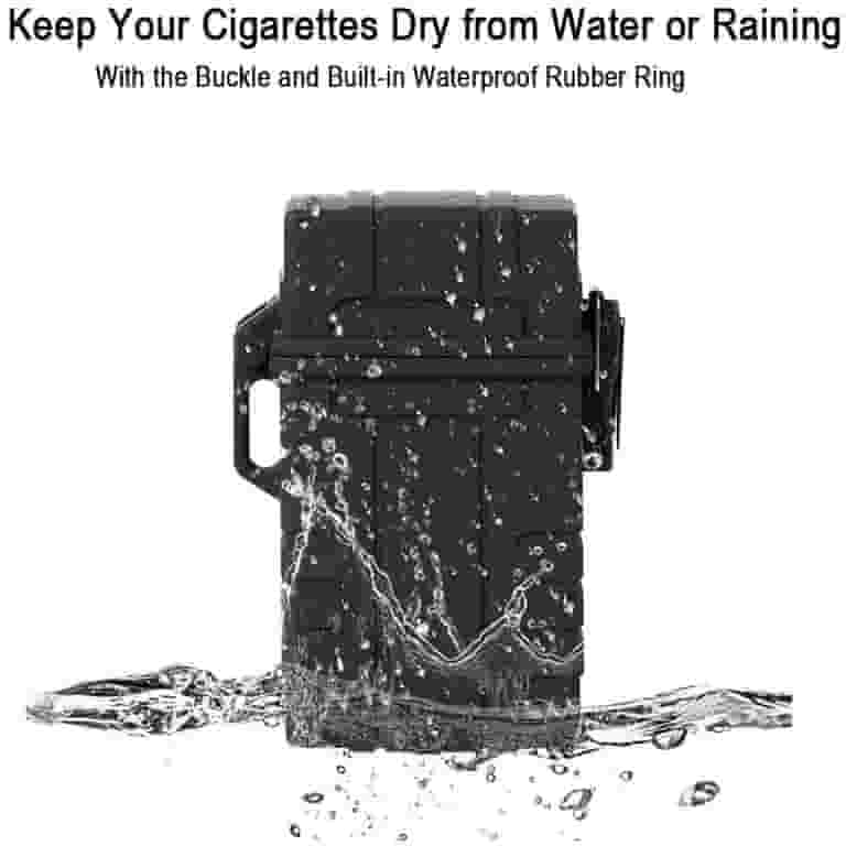 airtight cigarette case Skywin Waterproof Cigarette Case with Lighter - Airtight Cigarette Dry Box with Rechargeable USB Lighter - Hard Cigarette Case Protects Cigarettes from Rain and Water for Outdoor Adventures airtight cigarette case Skywin Waterproof Cigarette Case with Lighter - Airtight Cigarette Dry Box with Rechargeable USB Lighter - Hard Cigarette Case Protects Cigarettes from Rain and Water for Outdoor Adventures