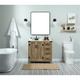 thumbnail image 6 of 36 inch single bathroom vanity in natural oak with backsplash, 6 of 8