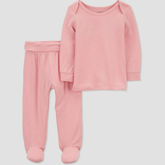 Carter's Just One You® Baby Girls' 2pc Top  Bottom Set - Pink 9M