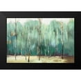thumbnail image 2 of Pearce, Allison 18x13 Black Modern Framed Museum Art Print Titled - Teal Forest, 2 of 5