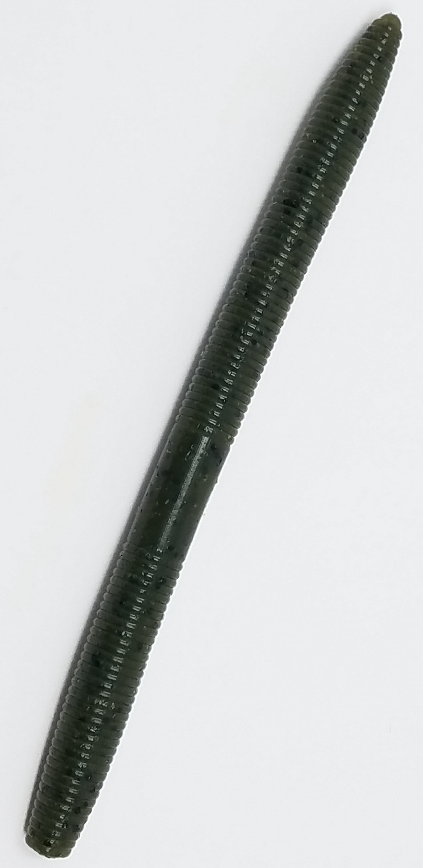 Kalins Freshwater 5" Waco Worm Soft Plastics Bait,Fishing Lure, Green Pumpkin, Lakes , 10pk