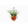 thumbnail image 2 of 16" SINGLE POT CAST-IRON CREST WALL PLANTER DÃCOR, 2 of 3
