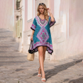 thumbnail image 5 of Kaftan Dress - Caftans for Women - Women's Caftans Available in One Size to Fit US 4,6,8 and 10 (123 Teal), 5 of 5
