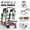 Multi-color, variant on Mikolo Smith Machine Home Gym, 2200 lbs Power Rack Cage with Cable Crossover, Weight Bar, 360° Landmine, Barbell Holders and Other Attachments, Total Body Strength Training Cage
