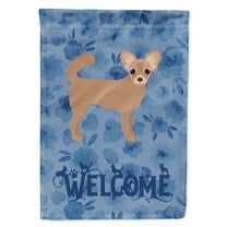 Longhair Chihuahua #2 Welcome Garden Flag