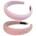 thumbnail image 3 of DESIGNICE 2Pcs Head Bands,Hard Wide Headbands for Women, Headbands for Girls,Colormixing3, 3 of 7