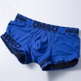 thumbnail image 4 of B91xZ Boxeurs pour Hommes en Coton Stretch Doux, Bleu m, 4 of 5