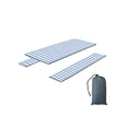 thumbnail image 2 of UNLLLL Patio Table and Bench Cover Set, 3 Piece Waterproof Polyester Protector, UV Resistant Dustproof Outdoor Furniture Cover, for Yard Picnic Table and Chairs (Blue), 2 of 7