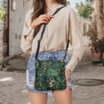 thumbnail image 5 of Kuiaobaty Shamrock Skull Print Crossbody Bag for Women, Large Capacity Leather Satchel Purse with Adjustable Strap, St Patrick's Day Shoulder Handbag Crossbody for Travel, Green, 5 of 7
