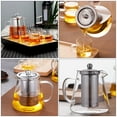 thumbnail image 3 of Transparent Tea Pot Exquisite Glass Teapot Delicate Scented Teapot Tea Filter Kettle, 3 of 8