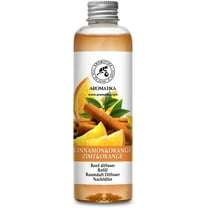 Cinnamon - Orange Diffuser Refill 6.8 Fl Oz (200ml) - Intensive - Fresh & Long Lasting Fragrance - Good for Aromatherapy - SPA - Christmas Scent - Scented Diffusers - Home Fragrance