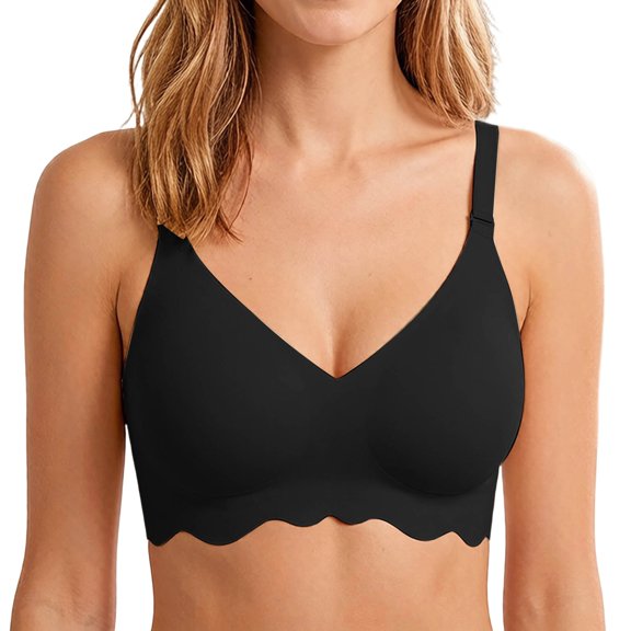 Women's Seamless Bra Non Supportive Wireless Breathable Comfort Everyday T Shirt Bra