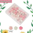 thumbnail image 4 of 40Pcs Rose Theme Push Pins Rose Thumb Tacks Decorative Flower Cork Board Tacks for Bulletin Board, Photos Wall Maps and Other Offices Schools Supplies and Accessories, Resin, 4 of 6