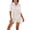White, variant on Women Swimsuit Cover-up Shirt Tassel Beach Swimwear Summer Bathing Suit Dress