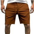 thumbnail image 2 of Men's Shorts European And Fashion Running Breathable Shorts Loose Hot Selling New Style Mens Cargo Shorts Gold 2XL, 2 of 5