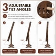 thumbnail image 2 of LIVIZA Mirrored Standing Jewelry Armoire Cabinet with Hooks & Storage Shelves, Full-Length Mirror Jewelry Organizer，Brown, 2 of 8