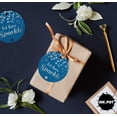 thumbnail image 5 of Inkdotpot Let Love Sparkle Wedding Bottle Tag Real Silver Foil Favor Hang Tags Pack Of 100, 5 of 7