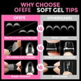 thumbnail image 6 of Extra Short Almond Nail Tips Full Cover 216PCS Gel Nail Tips Short Almond Shaped Nails Tips Soft Gelly Gel Clear Fake Nails Tip for Acrylic Nail Tip Soak Off Home DIY Salon Nails 12 Sizes, 6 of 8